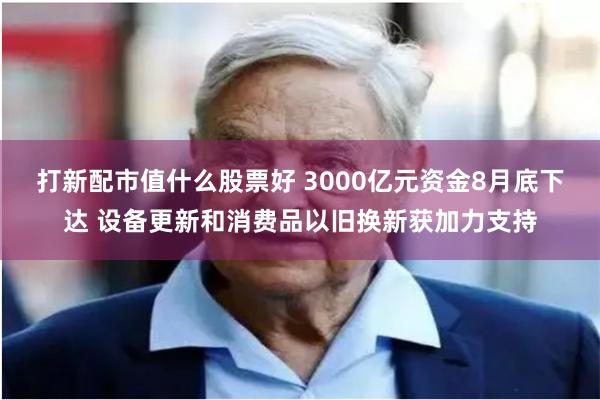 打新配市值什么股票好 3000亿元资金8月底下达 设备更新和消费品以旧换新获加力支持