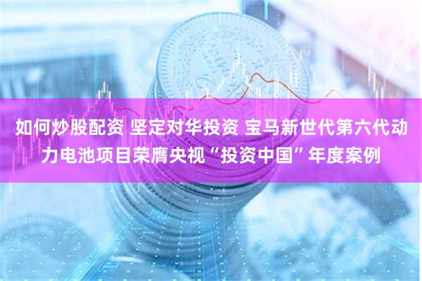 如何炒股配资 坚定对华投资 宝马新世代第六代动力电池项目荣膺央视“投资中国”年度案例