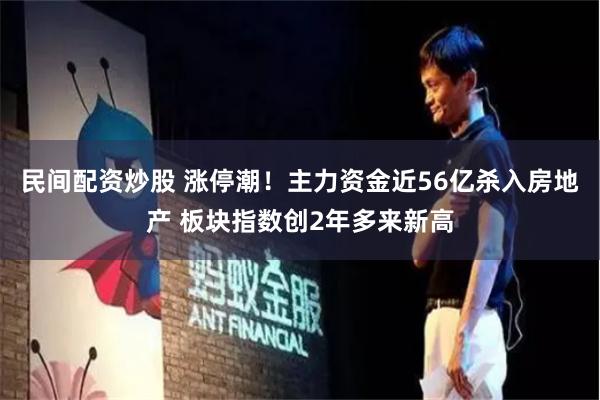 民间配资炒股 涨停潮！主力资金近56亿杀入房地产 板块指数创2年多来新高