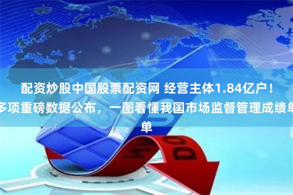 配资炒股中国股票配资网 经营主体1.84亿户！多项重磅数据公布，一图看懂我国市场监督管理成绩单